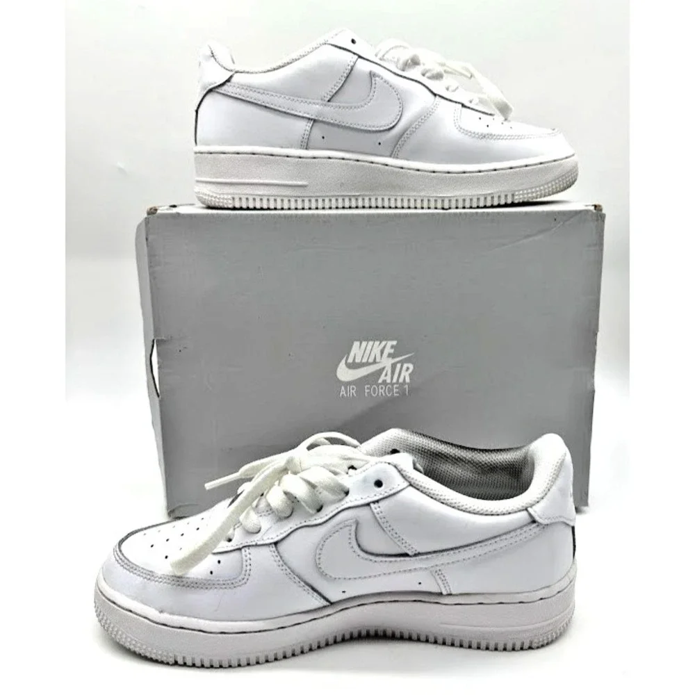 Nike Air Force 1 LE GS Custom Graffiti White Pink DH2920-111 Boys 7Y EU40
